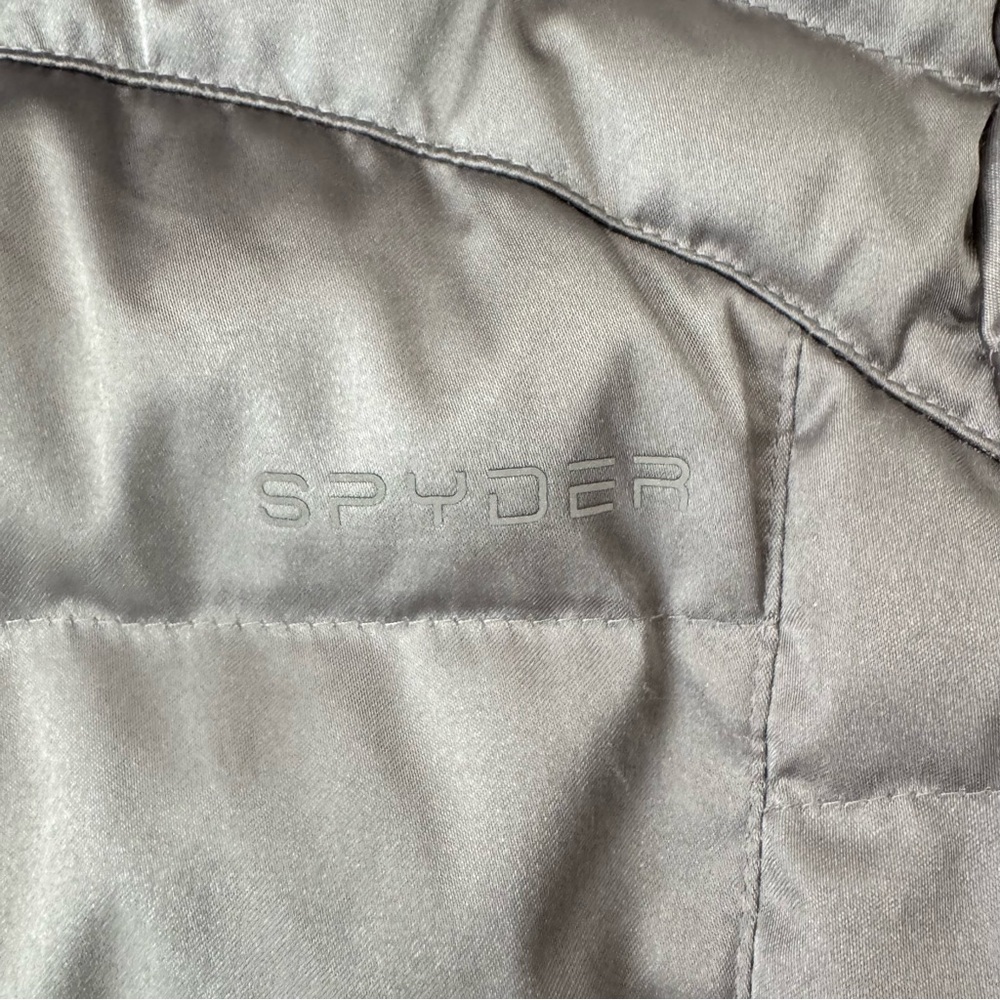 SPYDER Girls Bitsy Atlas Silver Puffer Jacket Winter Snow Ski Warm Size 4 - Picture 12 of 16